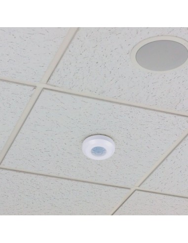 6606-Sensore di Movimento a Infrarossi  Montaggio a Plafone Colore Bianco-4