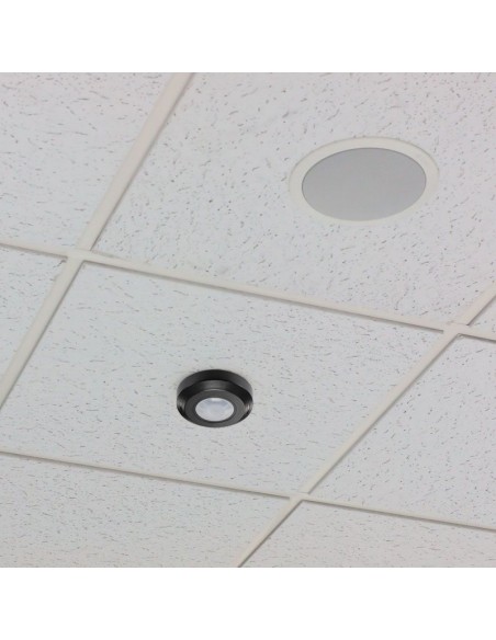 6607-Sensore di Movimento a Infrarossi  Montaggio a Plafone Colore Nero-4