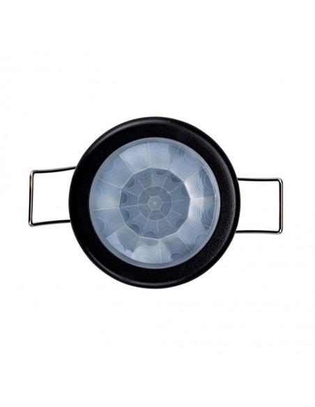 Sensore di Movimento a Infrarossi 360° Montaggio a Incasso Nero