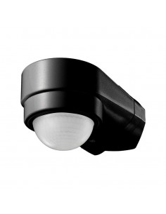 6612-Sensore di Movimento a Infrarossi  Montaggio a Parete Angolare Colore Nero-1