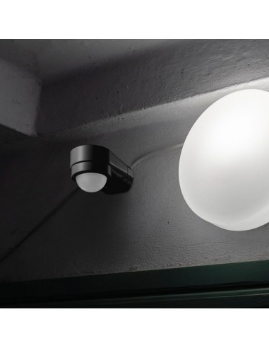 6612-Sensore di Movimento a Infrarossi  Montaggio a Parete Angolare Colore Nero-4