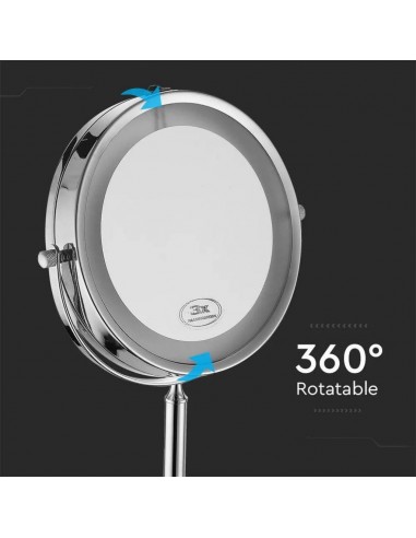 Specchio LED Rotondo 3W Double face...