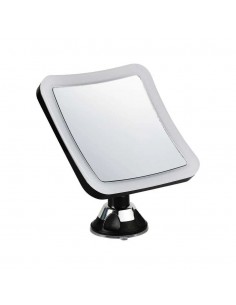 6630-Specchio LED Quadrato  Portatile con Ventosa e Ingranditore x xmm  IP-1