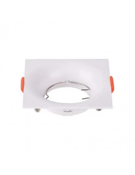 6634-Portafaretto LED da Incasso Quadrato GU Colore Bianco-1