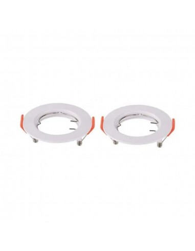 6640-Portafaretto LED da Incasso Rotondo GU x Colore Bianco-1