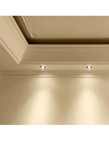 6641-Portafaretto LED da Incasso Rotondo GU x Colore Nero-4