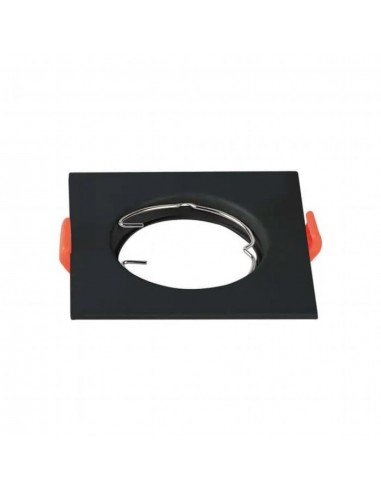 6643-Portafaretto LED da Incasso Quadrato GU Colore Nero Box  Pezzi-7