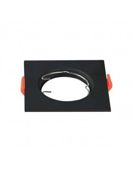 6643-Portafaretto LED da Incasso Quadrato GU Colore Nero Box  Pezzi-7
