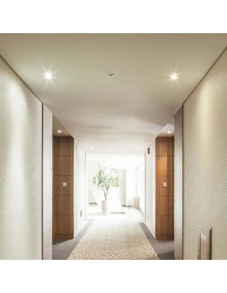 6644-Portafaretto LED da Incasso Rotondo GU Colore Bianco-4