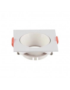6650-Portafaretto LED da Incasso Quadrato GU Colore Bianco-1