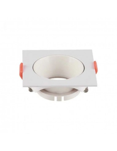 6650-Portafaretto LED da Incasso Quadrato GU Colore Bianco-1