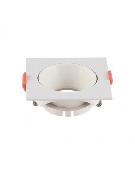 6650-Portafaretto LED da Incasso Quadrato GU Colore Bianco-1