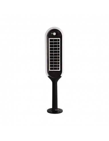 6665-Piantana Solare LED da Giardino  Colore Bianco e Nero  -1