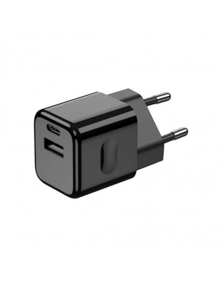 6679-Adattatore da Viaggio USB   PD QC Colore Nero-1