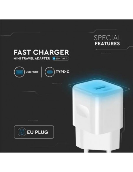 6680-Adattatore da Viaggio USB   PD QC Colore Bianco-7