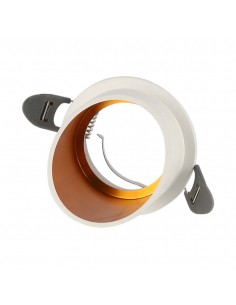 6682-Portafaretto LED da Incasso GU Corpo in Alluminio a Cilindro Colore Bianco-1