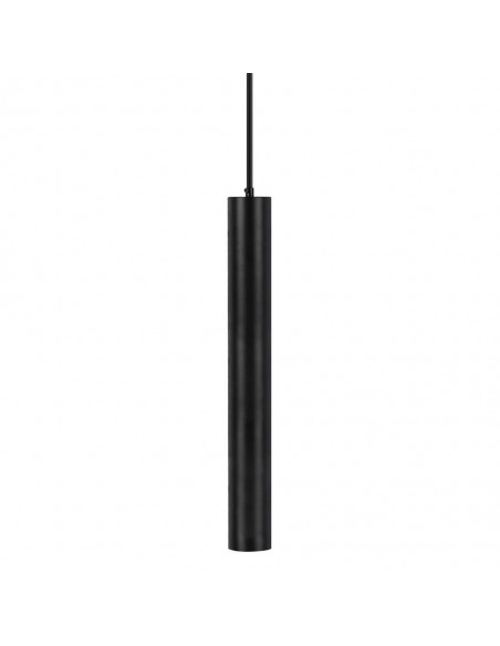 Portafaretto LED a Sospensione GU10 Corpo in Alluminio Nero Riflettore Oro D:60*500MM