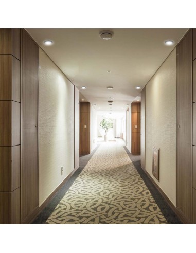 6699-Portafaretto LED da Incasso Rotondo GU Colore Nero-4