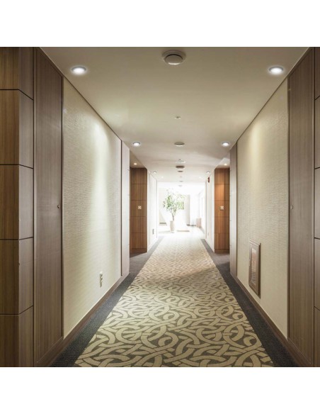 6699-Portafaretto LED da Incasso Rotondo GU Colore Nero-4