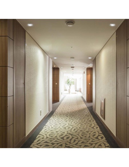 6700-Portafaretto LED da Incasso Rotondo GU Colore Nichel Satinato-4