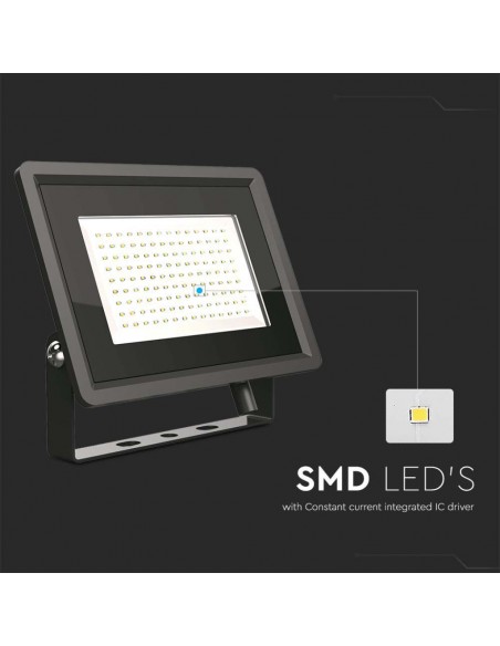 6721-Faro LED SMD  F-Series con Driver IC Integrato Colore Nero  -7