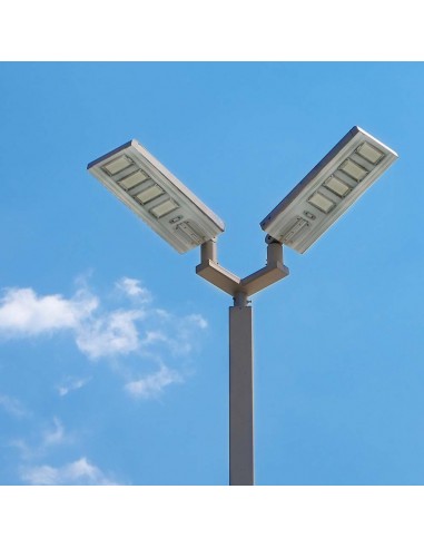 6759-Armatura Stradale LED SMD  con Pannello Solare Da  e Telecomando-4