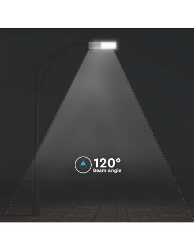 6759-Armatura Stradale LED SMD  con Pannello Solare Da  e Telecomando-7