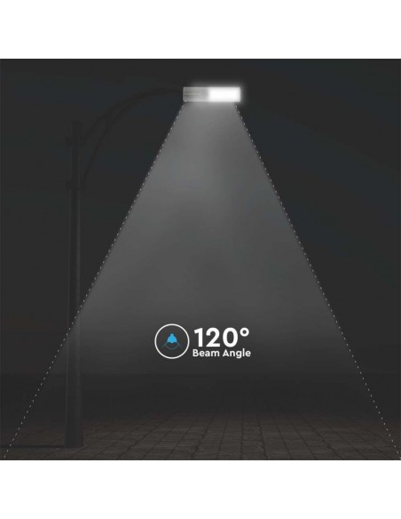 6759-Armatura Stradale LED SMD  con Pannello Solare Da  e Telecomando-7