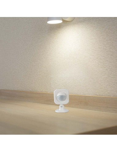 6781-Sensore PIR  Colore Bianco Con Controllo Wifi Compatibile con Google Home e Amazon Alexa-4