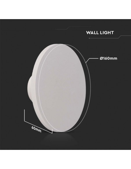 6785-Plafoniera LED Rotonda  Colore Bianco d mm h mm  -3