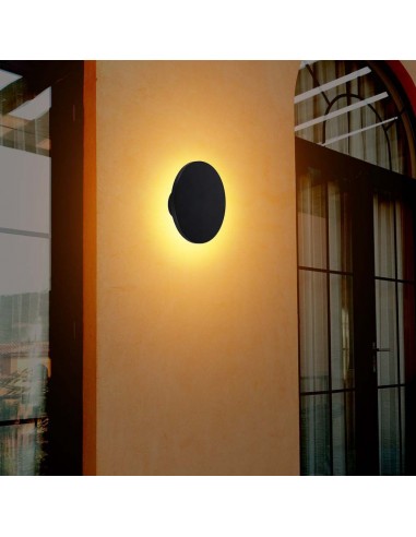 6788-Plafoniera LED Rotonda  Colore Nero d mm h mm  -4