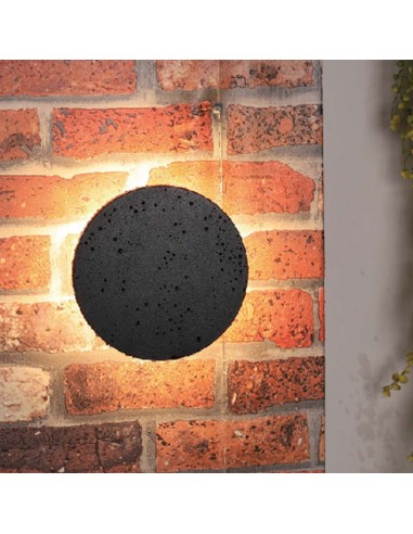 6788-Plafoniera LED Rotonda  Colore Nero d mm h mm  -6