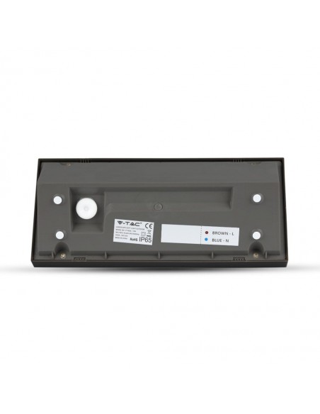 6807-Lampada LED da Muro Angolare  Colore Nero  -6