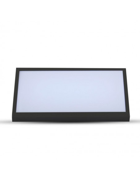 Lampada LED da Muro Angolare 20W Nero 3000K IP65