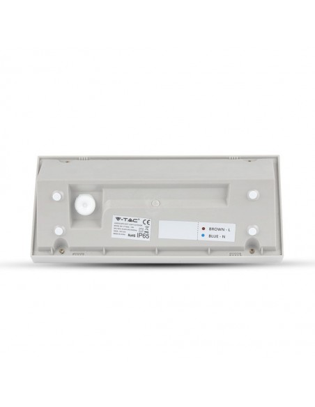 6813-Lampada LED da Muro Angolare  Colore Bianco  -6