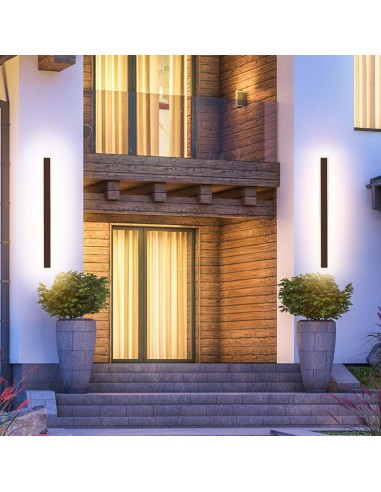 6828-Lampada LED da Muro  Colore Corten  Fascio   -5