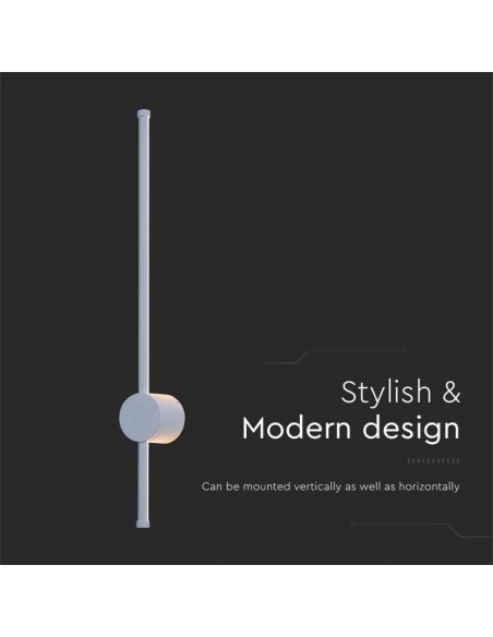 6833-Lampada LED da Muro  Colore Bianco  -7