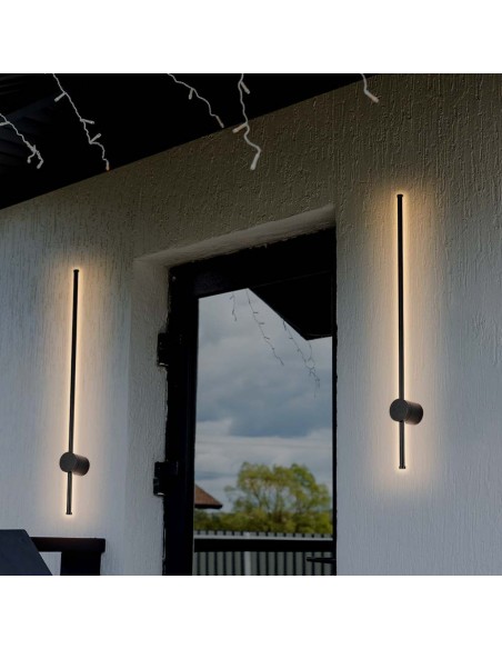 6835-Lampada LED da Muro  Colore Nero  -4