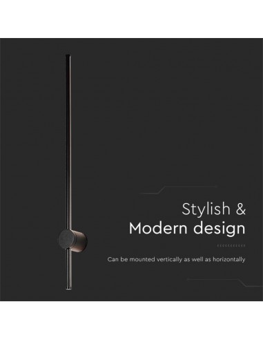 6835-Lampada LED da Muro  Colore Nero  -7