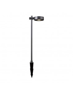 6838-Lampada LED da Giardino  con Picchetto a con Doppio Fissaggio a Terra Colore Nero hcm  -1