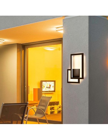 6840-Lampada LED Applique dal Design Moderno da Muro  Colore Corten  IP-4