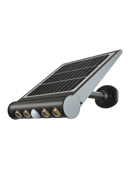 6844-Lampada LED da Giardino Multiuso  a Pannello Solare con Stand  e Sensore PIR -1