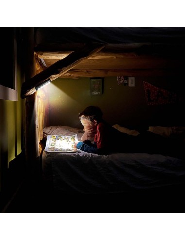 6844-Lampada LED da Giardino Multiuso  a Pannello Solare con Stand  e Sensore PIR -5