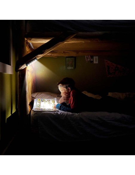 6844-Lampada LED da Giardino Multiuso  a Pannello Solare con Stand  e Sensore PIR -5