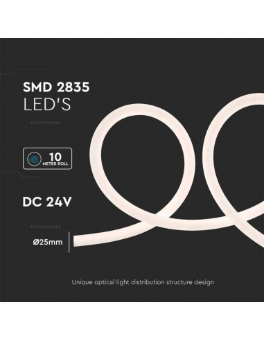 6869-Strip LED Neon Flex /m Bobina m V  IP-3