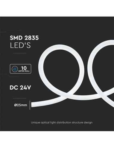 6870-Strip LED Neon Flex /m Bobina m V  IP-3