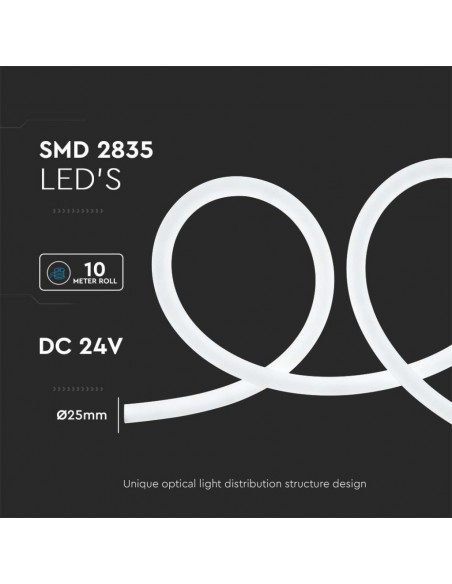 6870-Strip LED Neon Flex /m Bobina m V  IP-3