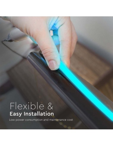 6872-Strip LED Neon Flex /m Bobina m V Colore Blu IP-6