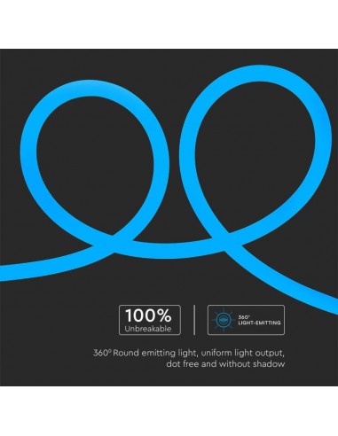 Strip LED Neon Flex 12W/m Bobina 10m...