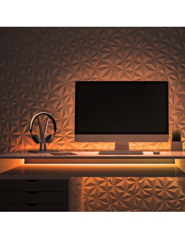 6873-Strip LED Neon Flex /m Bobina m V Colore Ambra IP-4